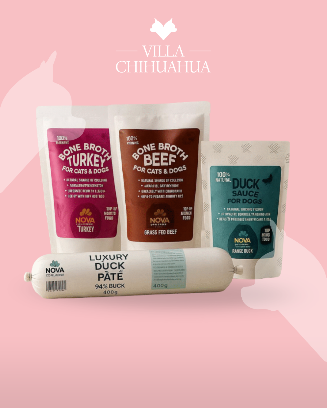 Kit pappe per cani inappetenti NOVA - alimentazione naturale per cani