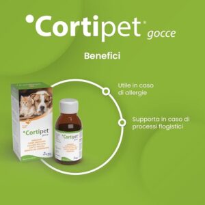 Cortipet Gocce 50 ml – Supporto Immunitario per Cani e Gatti