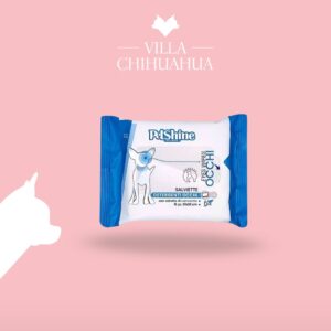 PetShine Occhi – Salviettine alla camomilla per zona Perioculare di Cani e Gatti