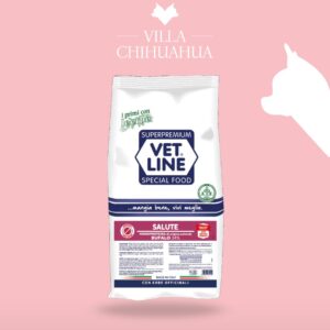 VetLine Salute Bufalo 3 kg – Monoproteico Ipoallergenico per Cani Sensibili