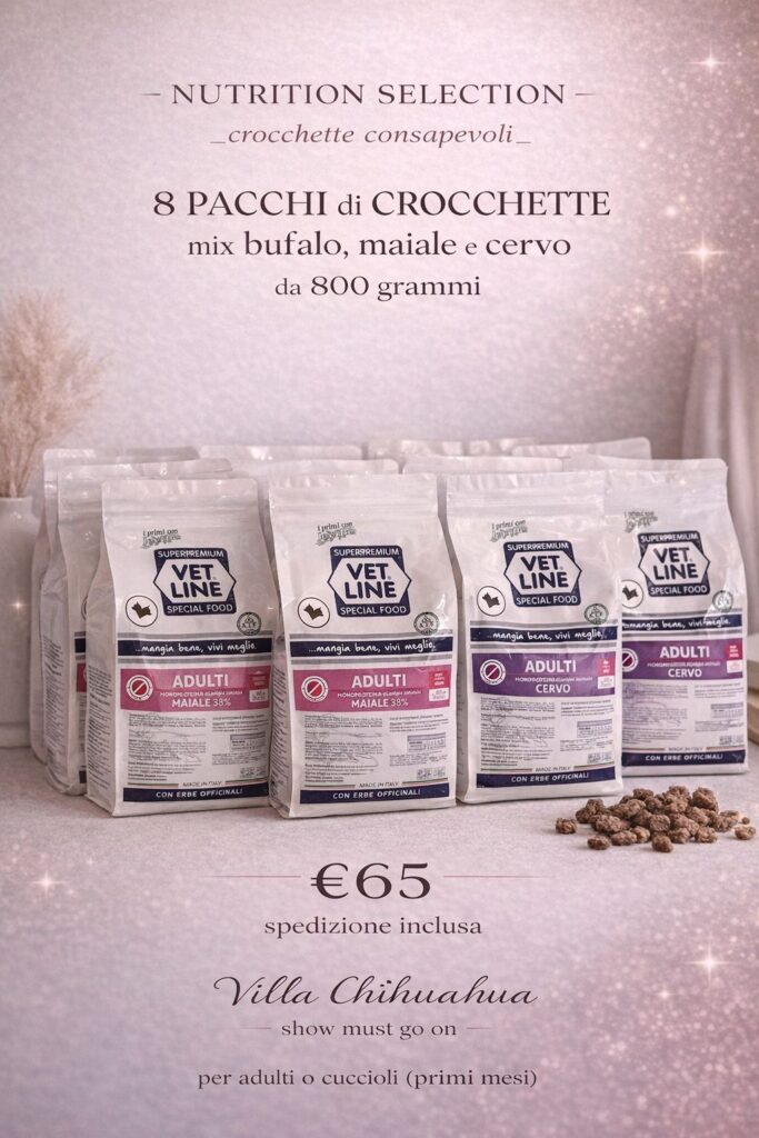 Sacchi crocchette vetline da 800 grammi