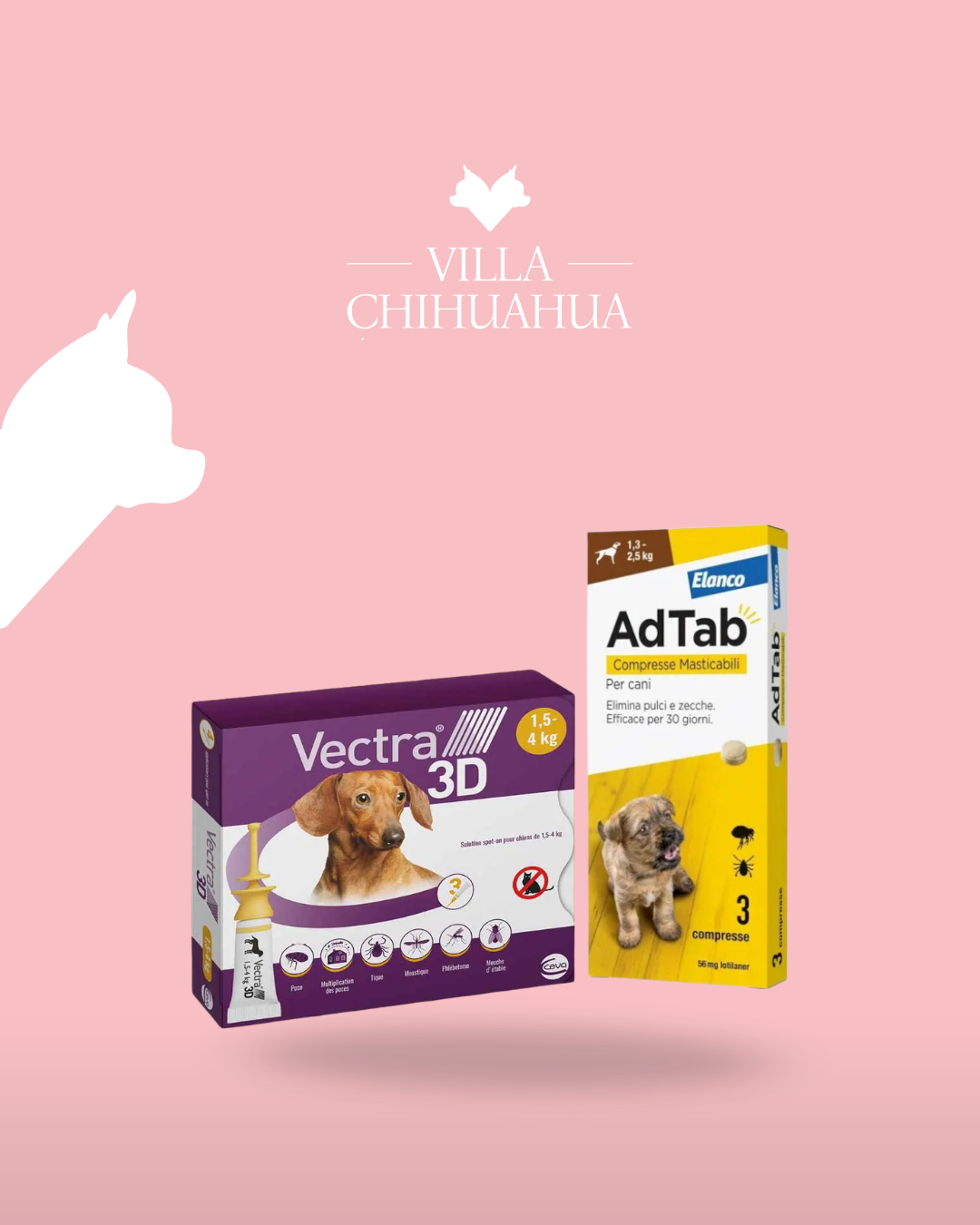 Kit Protezione – Combo Antiparassitaria Cane Compresse + Spot On