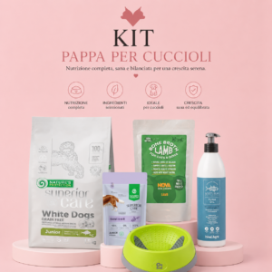 Essenziali per cuccioli: Il kit pappa per cuccioli