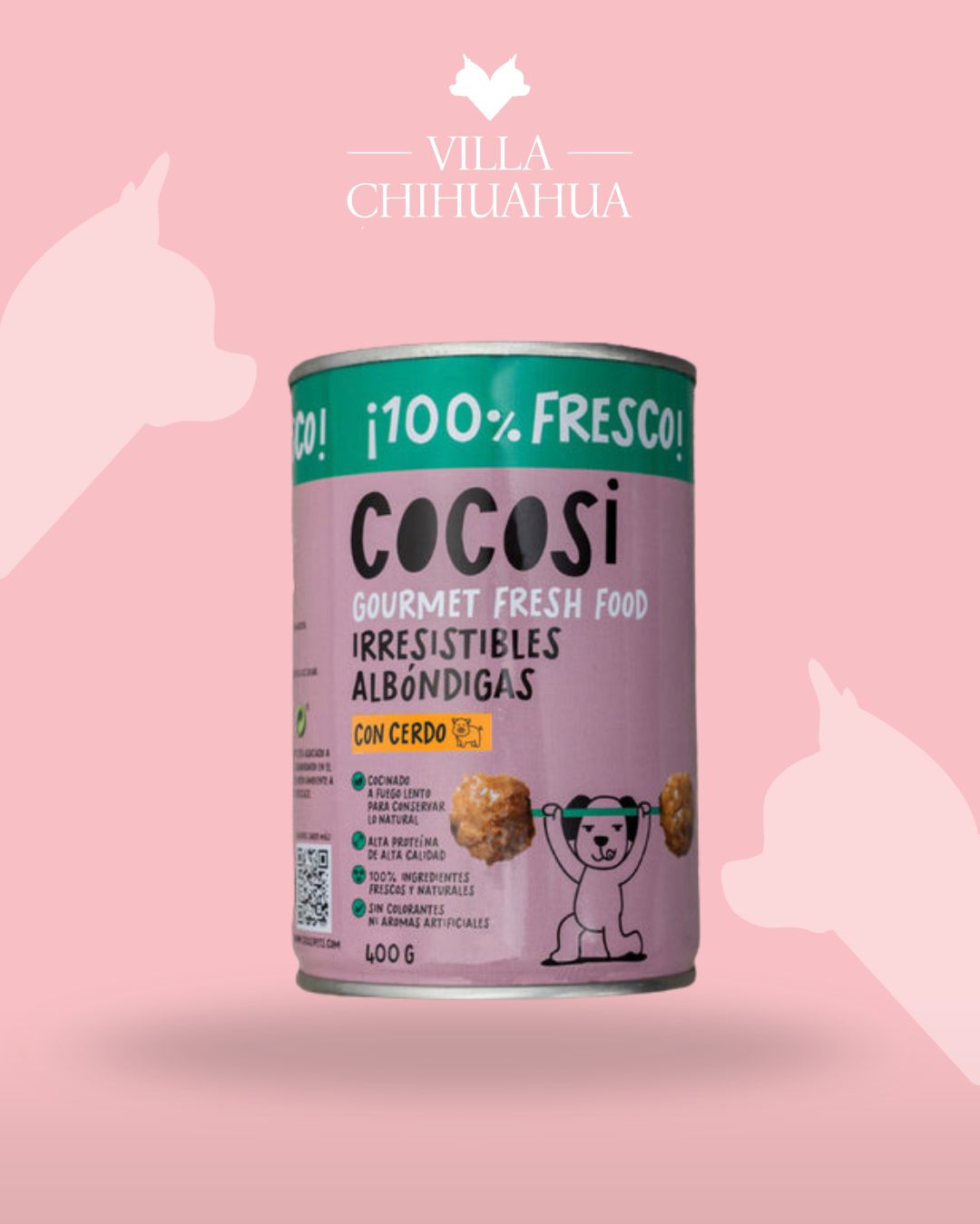 Cocosì: Polpette in Salsa al Maiale per Cani Adulti – Alimento Umido Naturale 400g - immagine 2