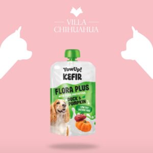 YowUp! Kefir Flora Plus Anatra e Zucca per Cani – Supporto Digestivo con Prebiotici e Postbiotici 115g