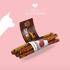 Chewllagen Collagen Beef Flavour Roll Mini 5" Dog Chew 5 pezzi da 35g | Snack Masticabile Naturale al Collagene per Cani